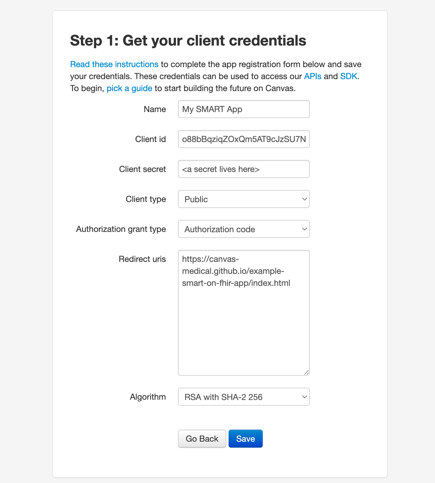 OAuth Configuration